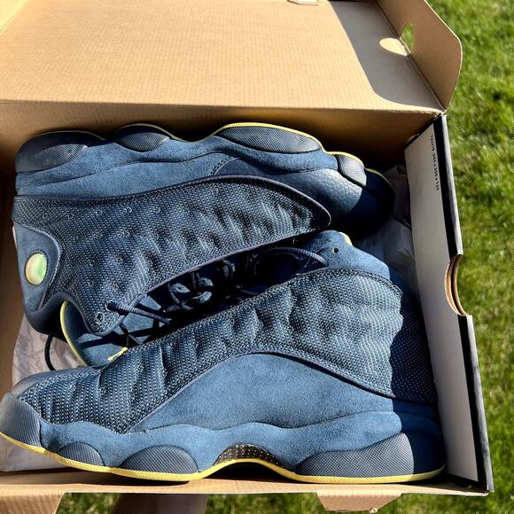 Nike Air Jordan 13 Retro Squadron Blue Men's Shoes - Size 10.5 - Ships Now - Picture 10 of 11